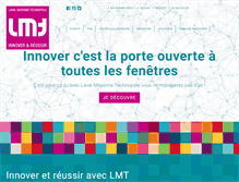 Tablet Screenshot of laval-technopole.fr